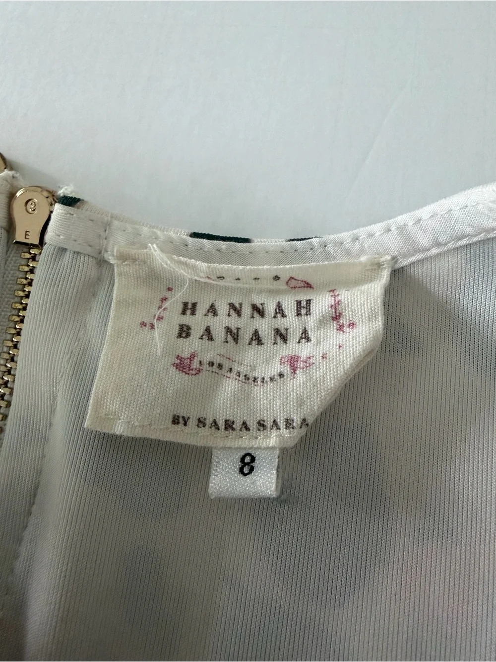 Hannah Banana Girls' Leopard And Rose Skater Dress Size 8 Back To School Fun